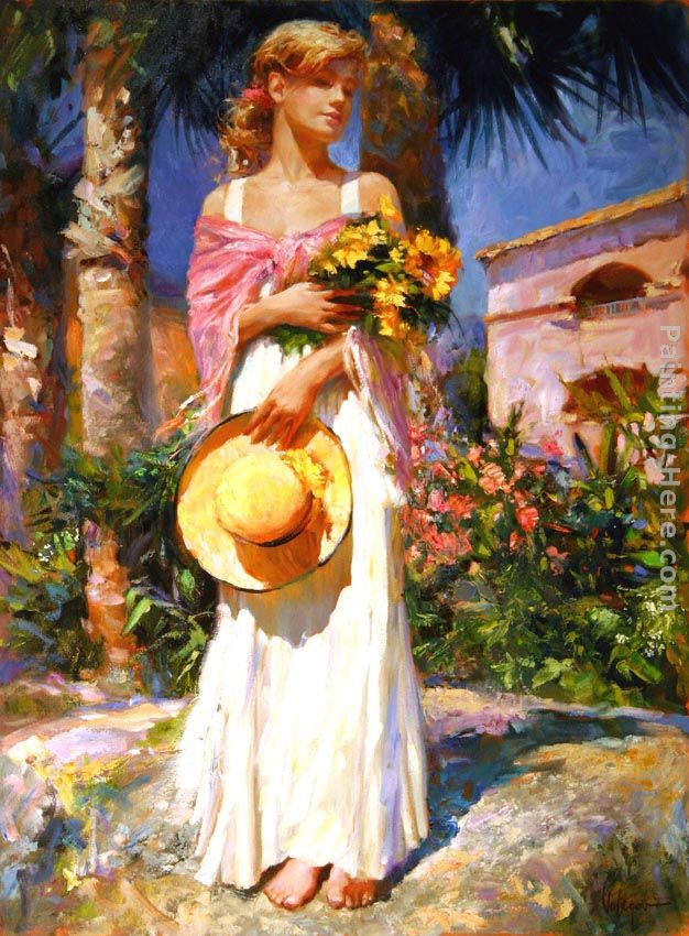 Yellow Bouquet painting - Vladimir Volegov Yellow Bouquet art painting